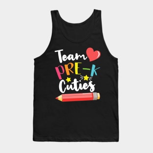 Team Pre-K Cute Back To School Gift For Teachers and Students Tank Top